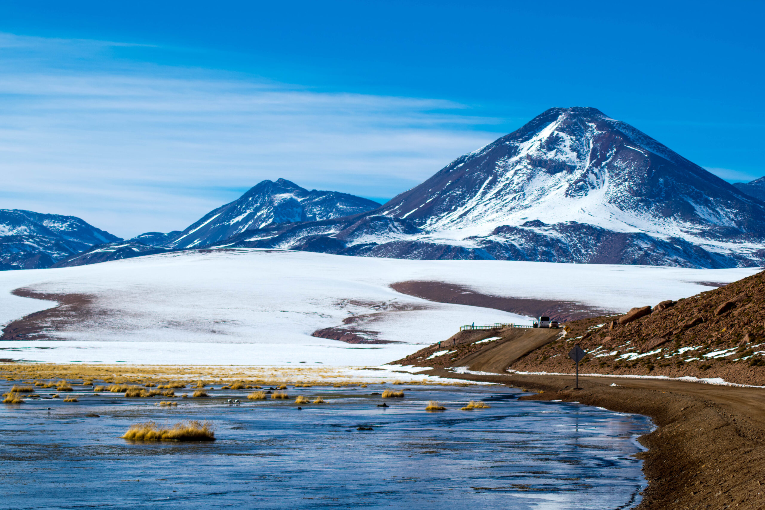 While winter in Chile