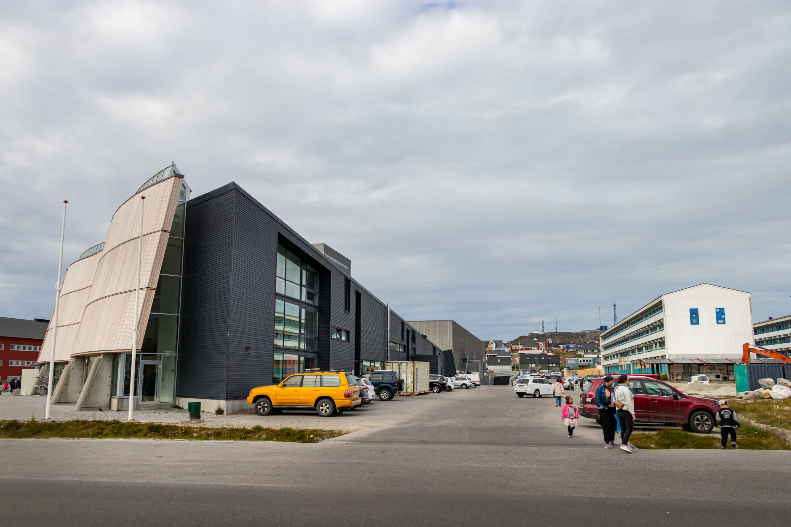 Nuuk,,Greenland,-,August,16,,2019:,Panoramic,View,The,Cultural