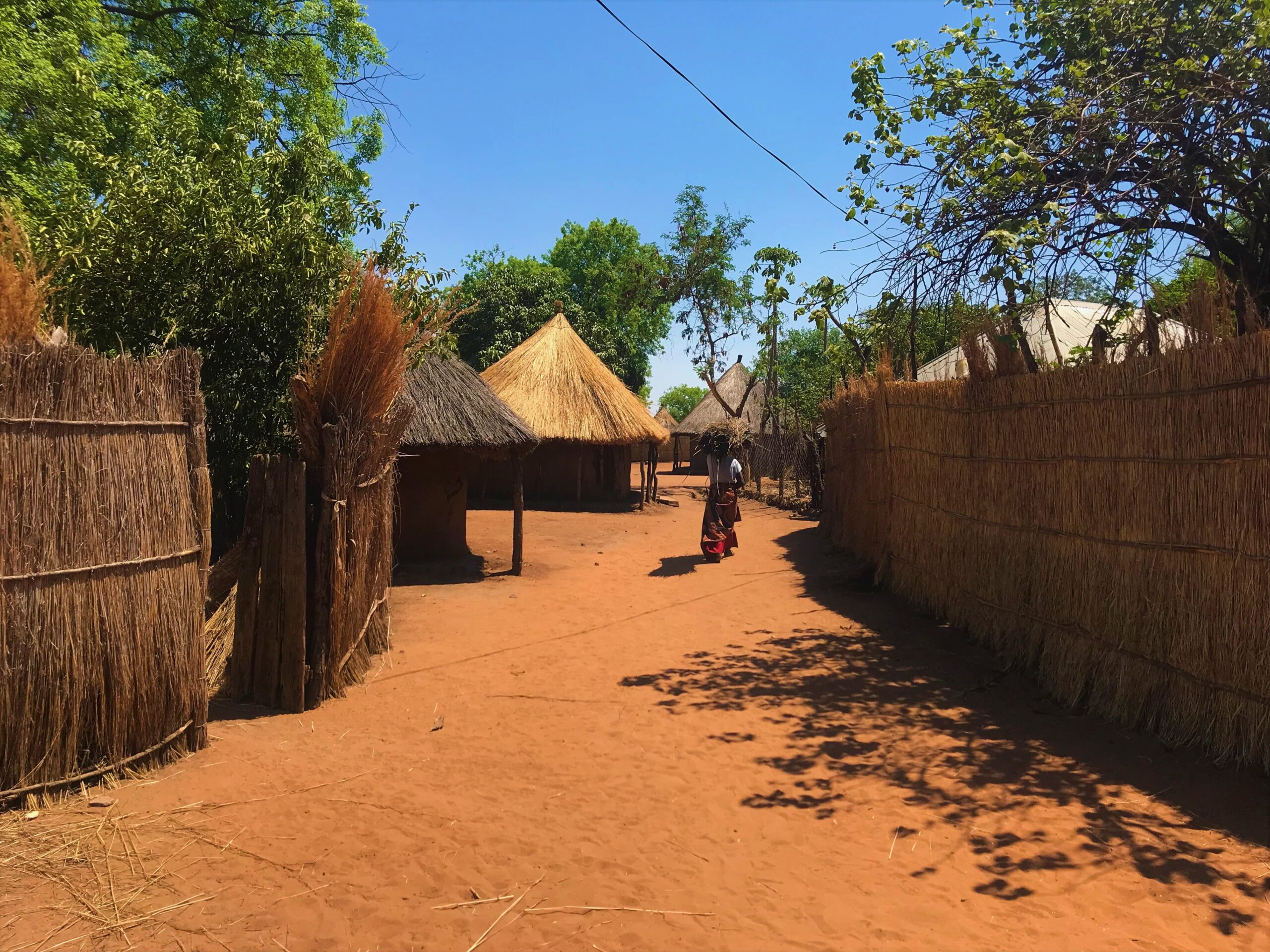 Street,Of,Mukuni,Village,In,Zambia