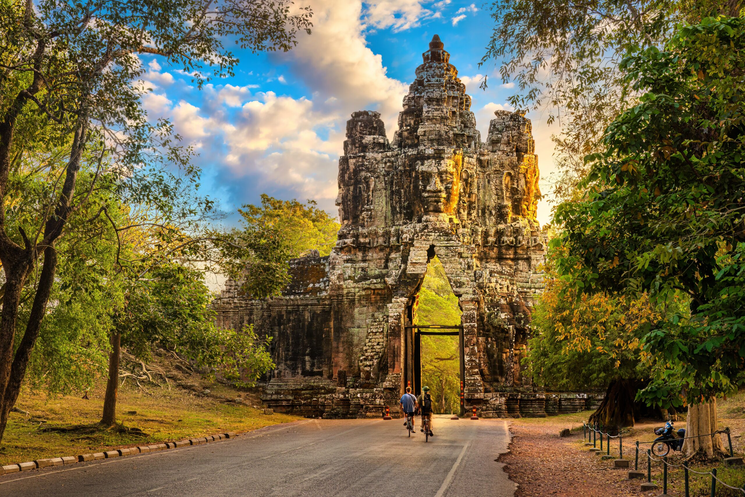 Angkor,Thom,South,Gate,Angkor,Wat,Complex,,Cambodia