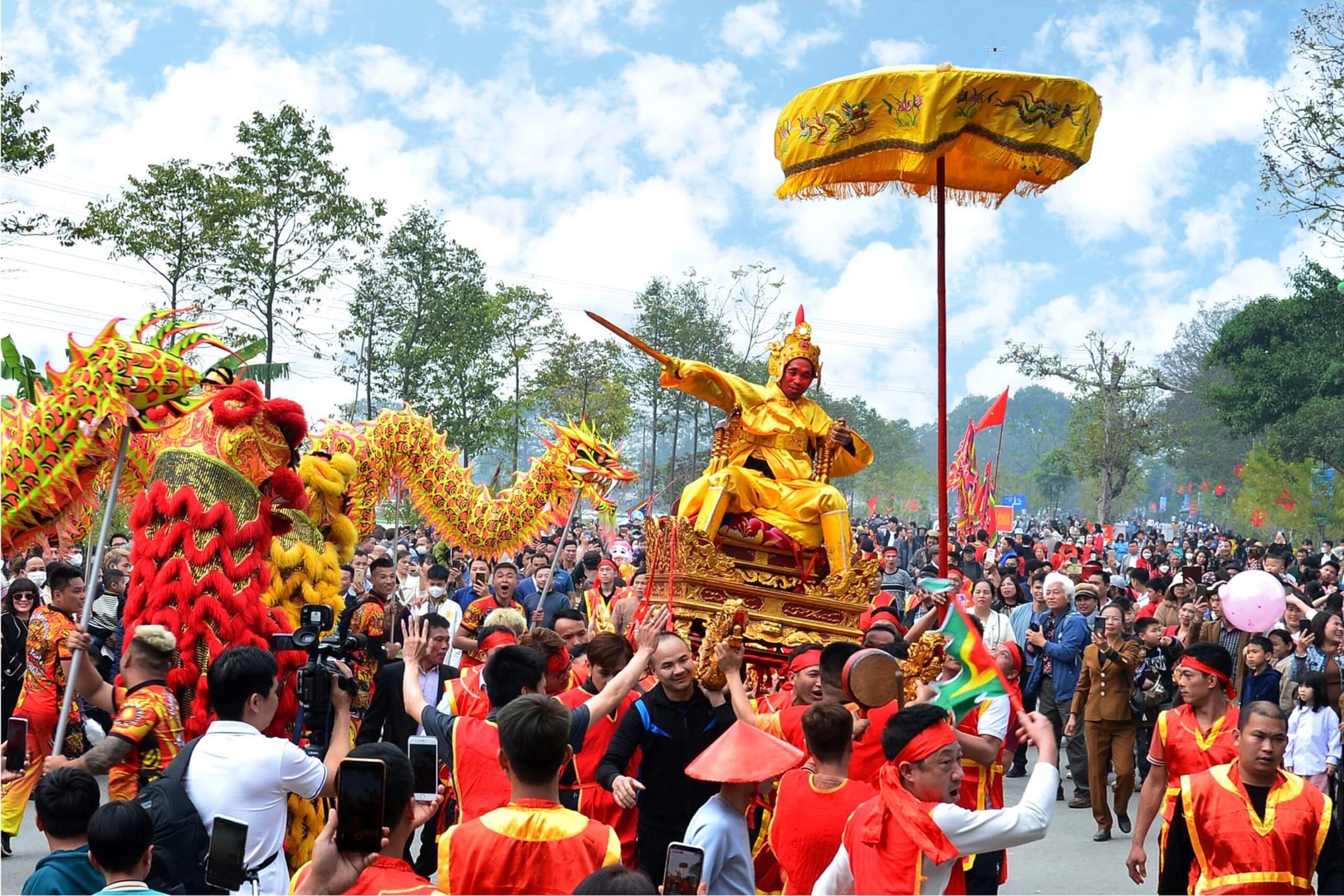 Ha,Noi,,Viet,Nam,-,February,15th,2022:,King,Procession