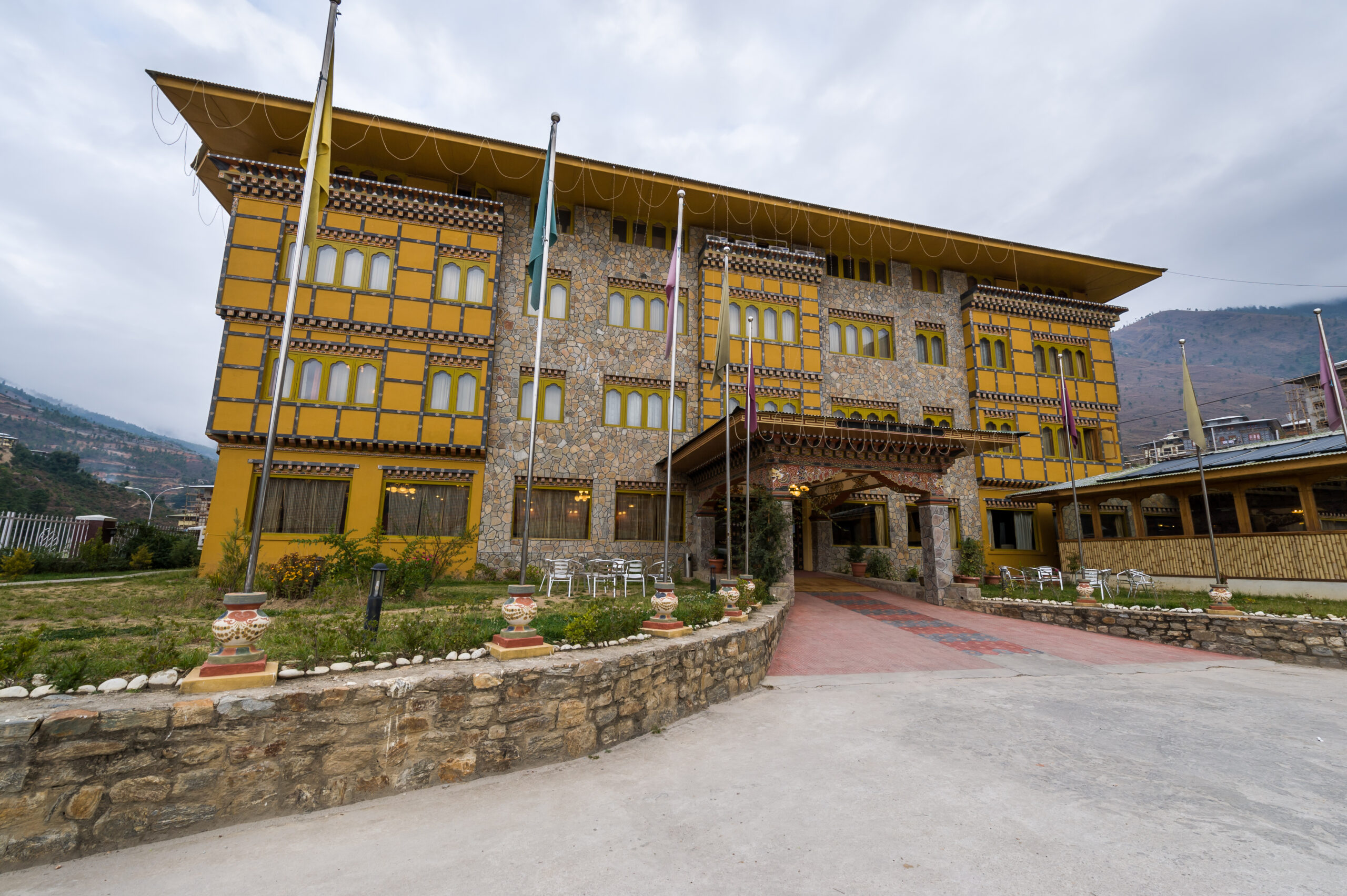 Thimphu,,Bhutan,,01,Nov,2011:,Exterior,View,Of,Hotel,Migmar,