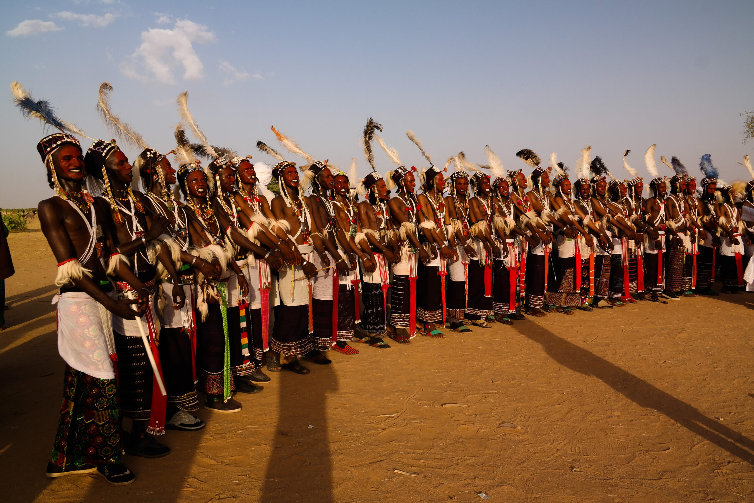 Men,Dancing,Yaake,Dance,And,Sing,At,Guerewol,Festival,-